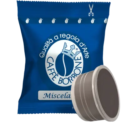 100 Capsules BORBONE BLUE Blend Espresso Point Compatible