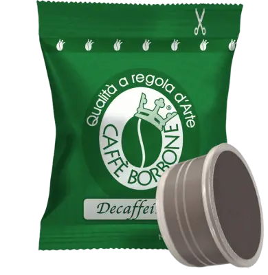 100 Caffè BORBONE DEK Capsules - Decaffeinated Espresso Point