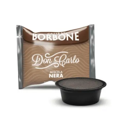 100 BORBONE Don Carlo BLACK Blend - Lavazza A Modo Mio Compatible