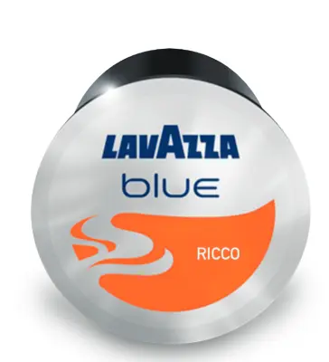 100 Lavazza Blue RICCO Kapseln - Blue/In Black Original