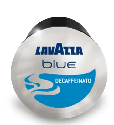 100 Lavazza Blue ENTKOFFEINIERT - Blue/In Black Original