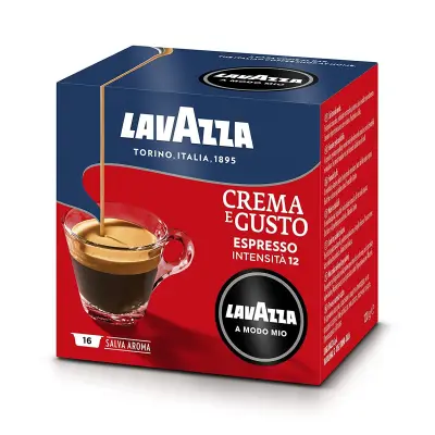36 Lavazza A Modo Mio Kaffee Kapseln CREAM and TASTE - Intensität 12, Extrem Geschmackvoll