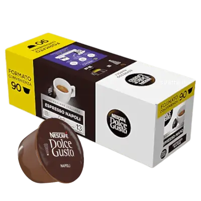 90 capsule caffè Nescafé Dolce Gusto NAPOLI - intensità 13/13