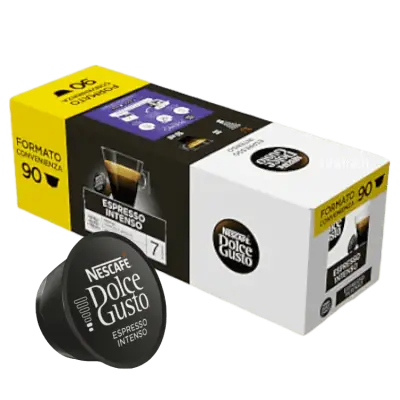 90 capsule caffè Nescafé Dolce Gusto INTENSO - intensità 7/13