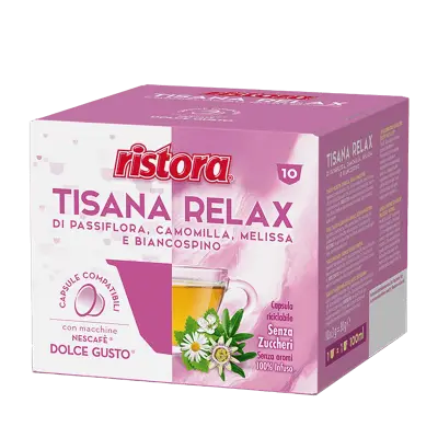 10 RELAX TISANA Ristora - Nescafé Dolce Gusto kompatible Kapseln