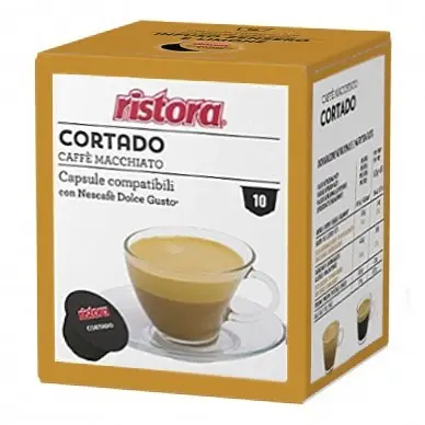 10 CAFFÈ CORTADO Ristora - kapsułki kompatybilne Nescafé Dolce Gusto
