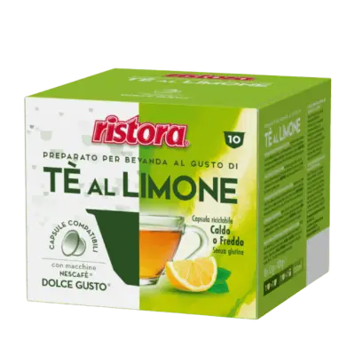 10 Ristora LEMON TEA Capsules - Nescafé Dolce Gusto kompatibel