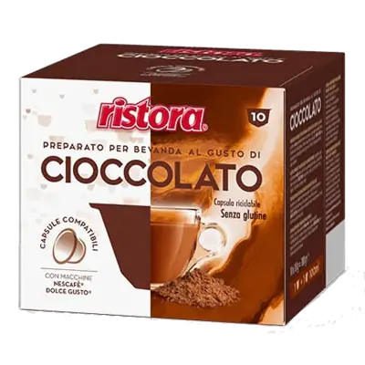 10 Ristora CHOCOLATE Capsules - Nescafé Dolce Gusto compatible