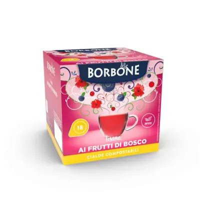 18 Borbone BERRIES Infusion ESE Pods 44 Filter Paper - Wild Fruit