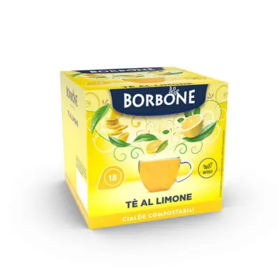 18 ESE Pods LEMON Tea Infusion Borbone Coffee 44 Paper Filter - Citrus
