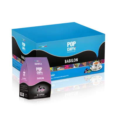 96 Pop Caffe Babilon ARABICA Kapsułki Bialetti Kompatybilne - Premium