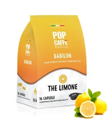 16 kapsułek Herbata Cytrynowa Pop Caffè - kompatybilne Bialetti