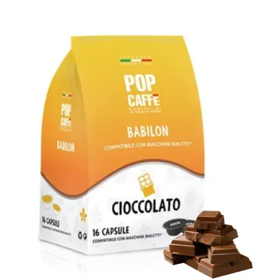 16 kapsułek Czekolada Pop Caffè - kompatybilne Bialetti