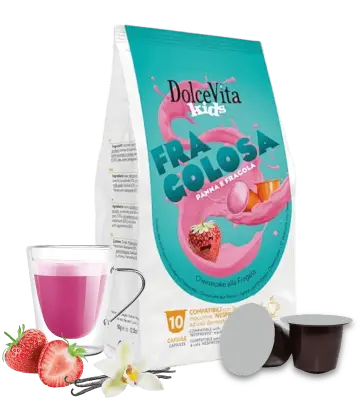 10 Capsule Fragolosa Cheesecake Fragola Dolce Vita - compatibili Nespresso