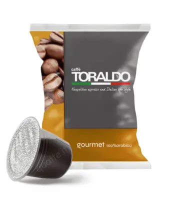 100 Capsules Toraldo Gourmet 100% Arabica Nespresso - Intensity 5/5