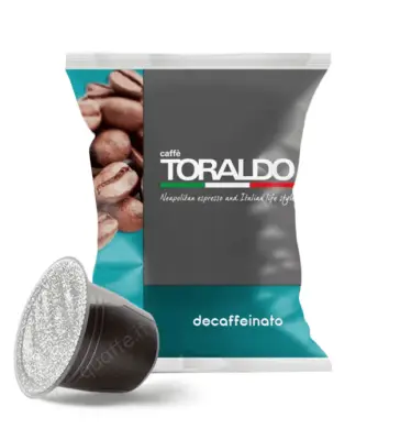 100 Capsules Toraldo Decaffeinated Blend Nespresso - Intensity 3/5