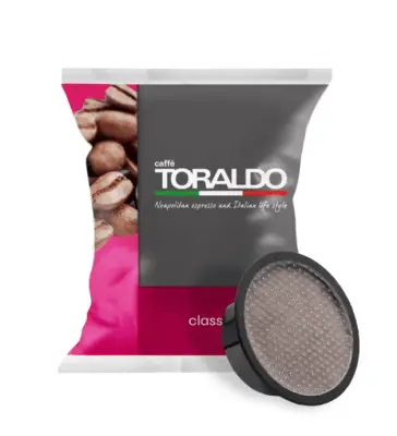 100 Capsule Caffè Toraldo Miscela Classica A Modo Mio - Intensità 5/5