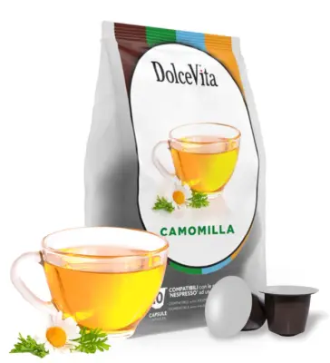 10 Capsule Dolce Vita Camomilla Setacciata Compatibili Nespresso - 100% Naturale