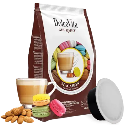 Macaron alla Mandorla Dolce Vita 16 capsule - Lavazza A Modo Mio