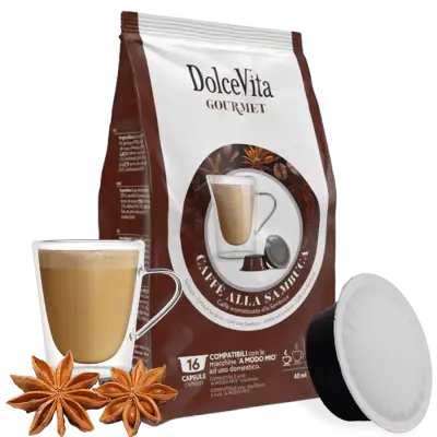 Caffè alla Sambuca Dolce Vita 16 capsule - Lavazza A Modo Mio