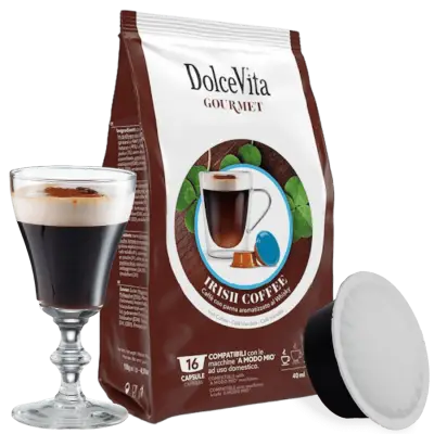 Irish Coffee Dolce Vita 16 Capsule Lavazza A Modo Mio - Tradizionale Irlandese
