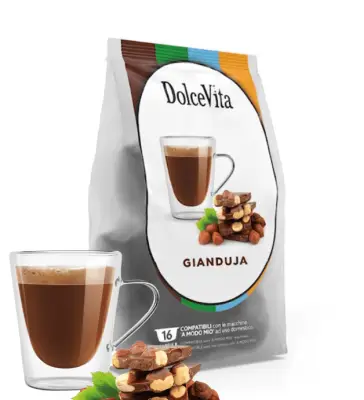 Gianduja Dolce Vita 16 capsule - Lavazza A Modo Mio - Cioccolato e Nocciola