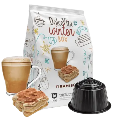 16 capsule Tiramisu Dolce Vita Nescafé Dolce Gusto compatibili