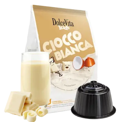 16 capsule Cioccobianca Dolce Vita Nescafé Dolce Gusto compatibili