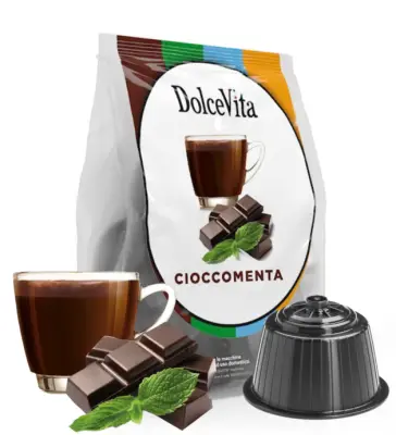 16 capsule Ciocomenta Dolce Vita Nescafé Dolce Gusto compatibili