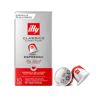 10 capsule Illy Caffè Classico - compatibili Nespresso