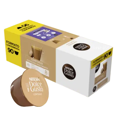 90 Capsule Nescafé Dolce Gusto CORTADO - Espresso Macchiato