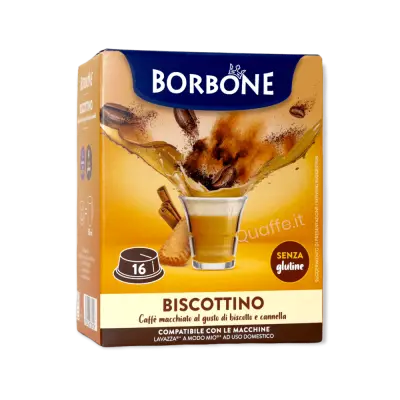 Biscottino Borbone Capsule compatibili LAVAZZA A MODO MIO