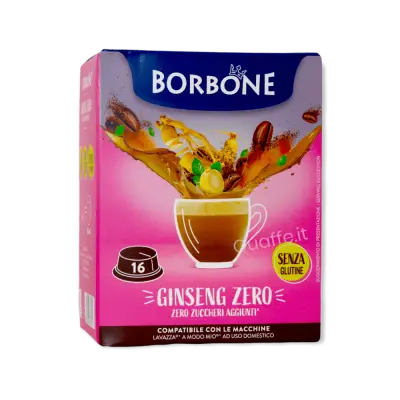 Ginseng Zero Borbone LAVAZZA A MODO MIO compatible capsules