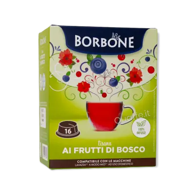 Herbata ziołowa z jagodami Bourbon LAVAZZA A Kapsułki kompatybilne z MODO MIO