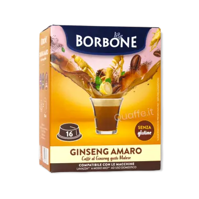 Borbone Bitter Ginseng LAVAZZA A MODO MIO compatible capsules
