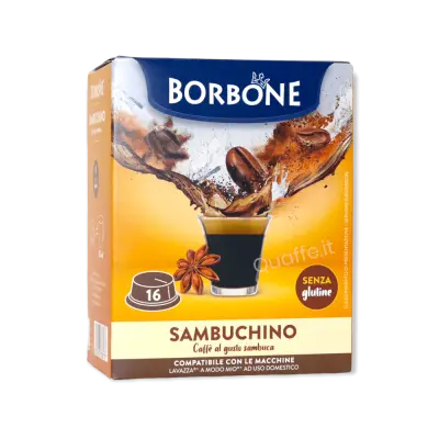 Sambuchino Borbone Capsule compatibili LAVAZZA A MODO MIO
