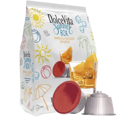 16 Capsule Dolce Vita SPRITZ ICE compatibili NESCAFE DOLCE GUSTO Summer box