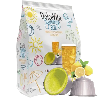 16 Capsule Dolce Vita TE LIMONE ICE compatibili NESCAFE DOLCE GUSTO Summer box