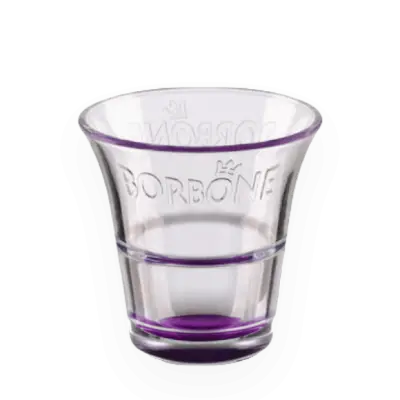 Bicchierino da Caffè in Vetro Borbone colore VIOLA