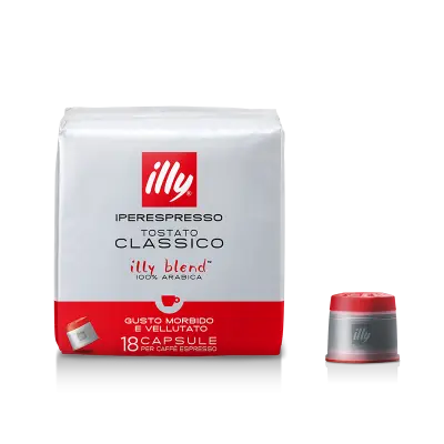 18 kapsułek kawy tostowej ILLY ROSSA Iperespresso CLASSIC