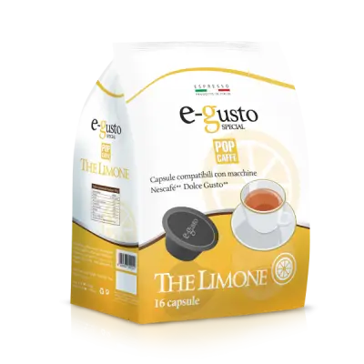 16 capsule Pop Caffè TE LIMONE e-Gusto compatibili Dolce Gusto