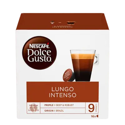 Capsule LUNGO INTENSO originali Nescafè Dolce Gusto