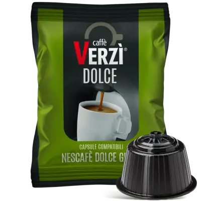 50 Verzì Coffee Capsules DOLCE Blend compatible DOLCE GUSTO
