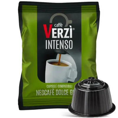 50 kapsułek z kawą Verzì INTENSO Mieszanka kompatybilna z DOLCE GUSTO