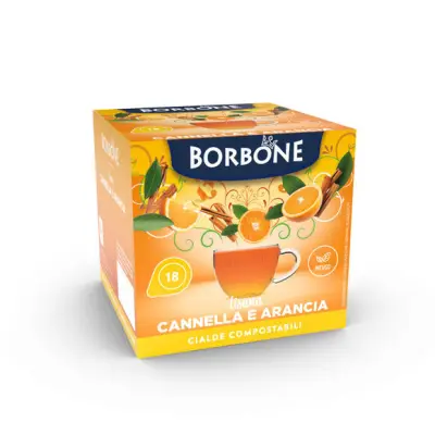 Cinnamon and Bourbon Orange Herbal Tea 18 Ese Pods 44 Filter Paper