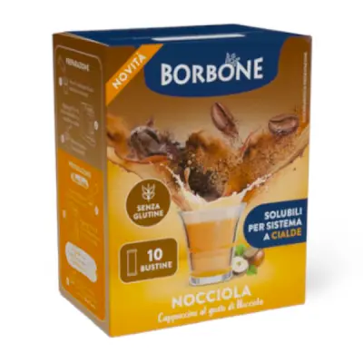 Stick Mania CAPPUCCINO ALLA NOCCIOLA Solubile Borbone 10 bustine