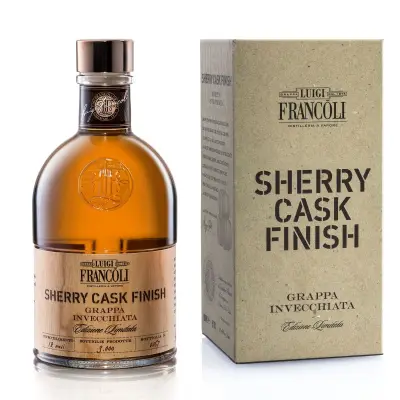 Aged Grappa Luigi Francoli SHERRY CASK FINISH 500ml