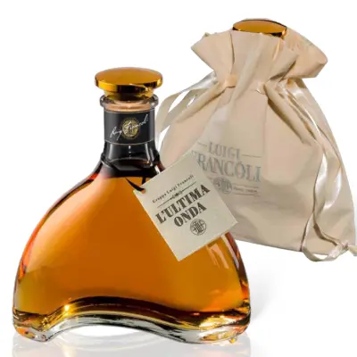Grappa L'ULTIMA ONDA Edizione Limitata Luigi Francoli con Sacchetto in Velluto 700ml