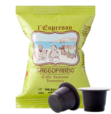 Toda Caffè Gattopardo Miscela Insonnia capsule compatibili Nespresso 100