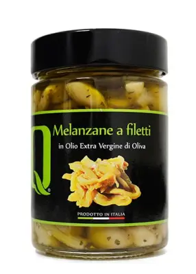 Melanzane a Filetti sott'olio Quattrociocchi 320g